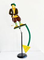 other - Speelgoed Vintage Metal Balancing Toy – Golfer, Antiek en Kunst