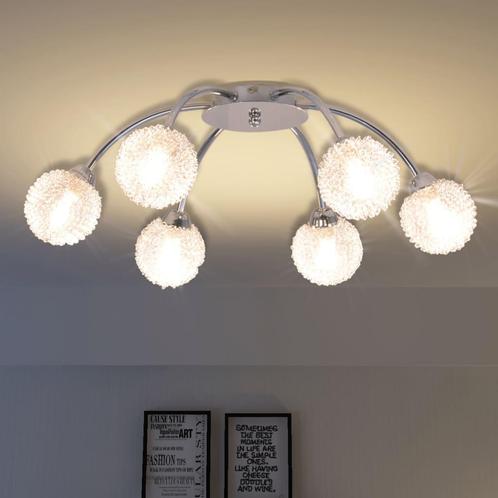 vidaXL Plafondlamp met 6 LED-lampen G9 240 W, Huis en Inrichting, Lampen | Plafondlampen, Nieuw, Verzenden