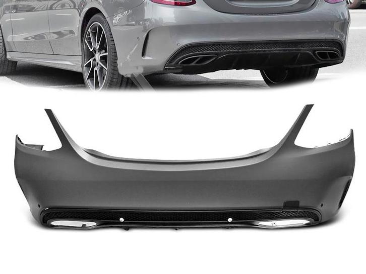 Achterbumper | Mercedes-Benz | C-klasse 14-18 4d sed. W205 |, Auto-onderdelen, Carrosserie, Nieuw, Mercedes-Benz, Verzenden