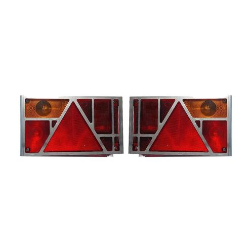 Set RVS Achterlicht Beschermers Voor Aspöck Multipoint 1, Auto-onderdelen, Verlichting, Ophalen of Verzenden
