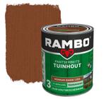 Rambo Pantserbeits Tuinhout Zijdeglans Donker Eiken 0.75L, Verzenden, Nieuw