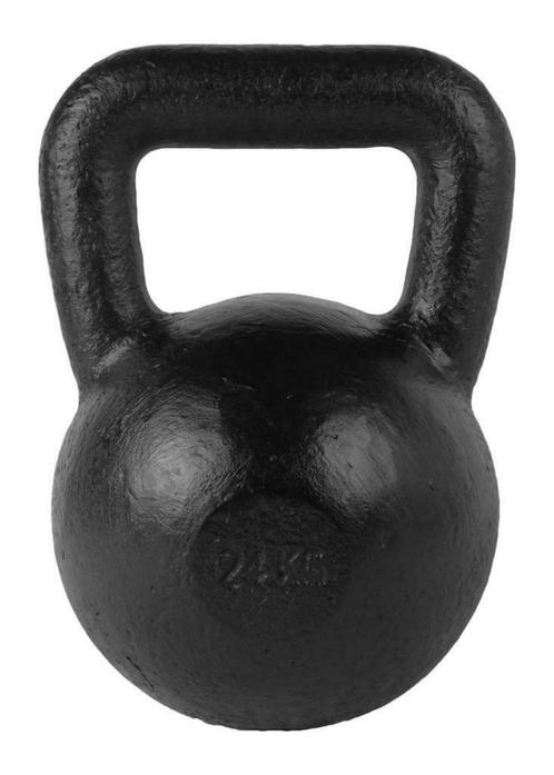 Tunturi Kettlebell Zwart 24kg (Kettlebells), Sport en Fitness, Fitnessmaterialen, Nieuw