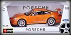 BBURAGO schaalmodel 1:18 Porsche 911 GT3 RS 4.0 2012, Ophalen of Verzenden, Auto