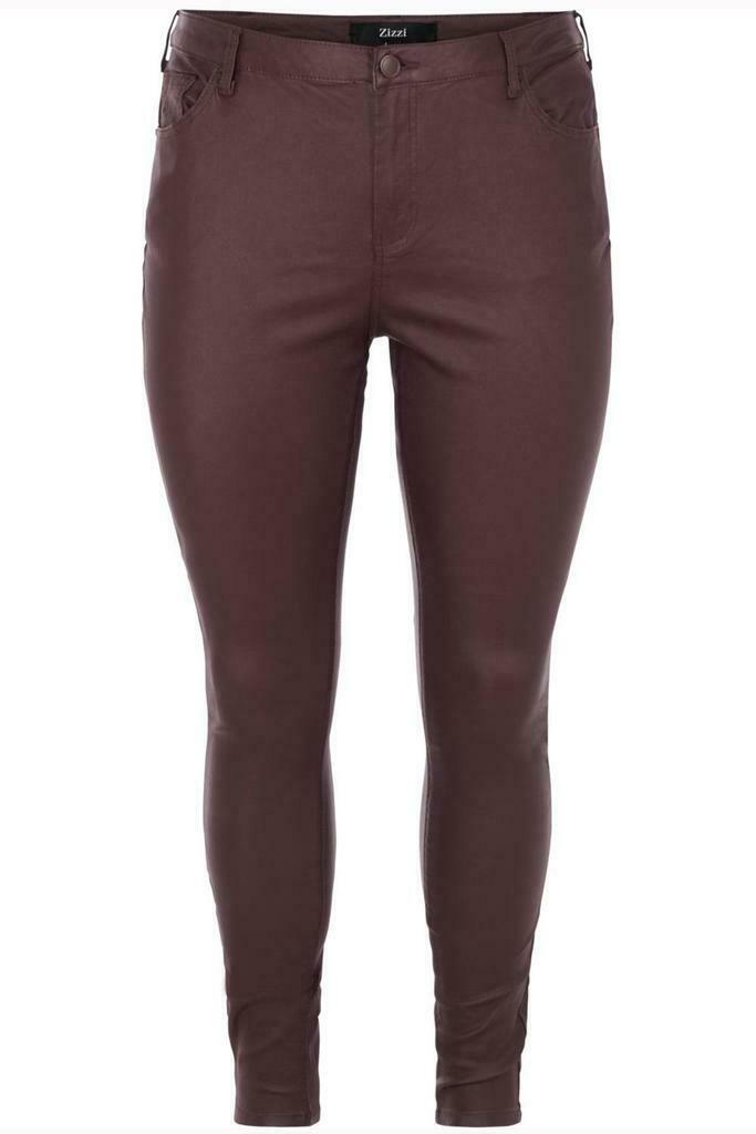 Broek Zizzi Amy colour coating maat 44, Kleding | Dames, Broeken en Pantalons, Verzenden