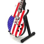 Miniatuur Gibson Les Paul gitaar met gratis standaard, Beeldje, Replica of Model, Verzenden