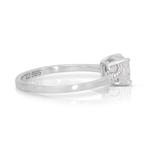 Ring - 14 karaat Witgoud - 1.08ct. tw. Diamant (Natuurlijk)