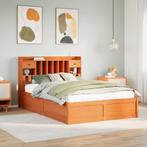 vidaXL Bedframe zonder matras massief grenenhout wasbruin, Huis en Inrichting, Verzenden, Nieuw