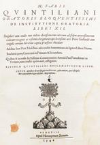 Quintiliano - Oratoris Eloquentissimi - 1546