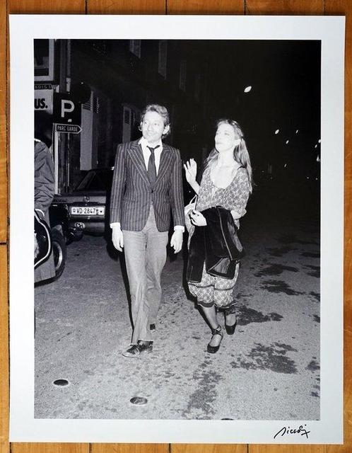 Patrick Siccoli - Serge Gainsbourg & Jane Birkin, Paris 1977, Antiek en Kunst, Kunst | Designobjecten
