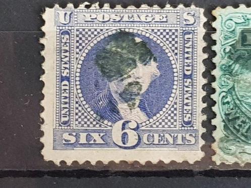 Verenigde Staten - Scott 115 en 117, Gestempeld., Postzegels en Munten, Postzegels | Amerika