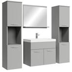 Badkamermeubel Set Montreal XL 60 x 35 cm - Mat Grijs, Verzenden, Nieuw
