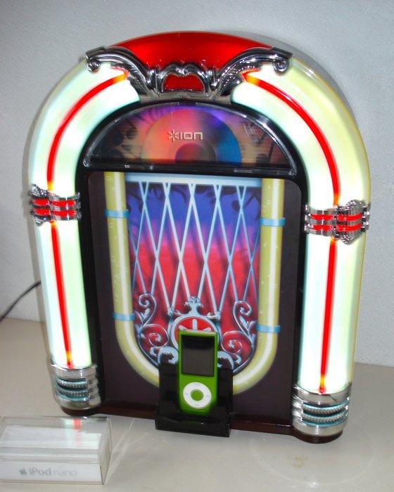 ION model Wurlitzer - Jukebox Dockingstation Inclusief de, Antiek en Kunst, Antiek | Wandborden en Tegels
