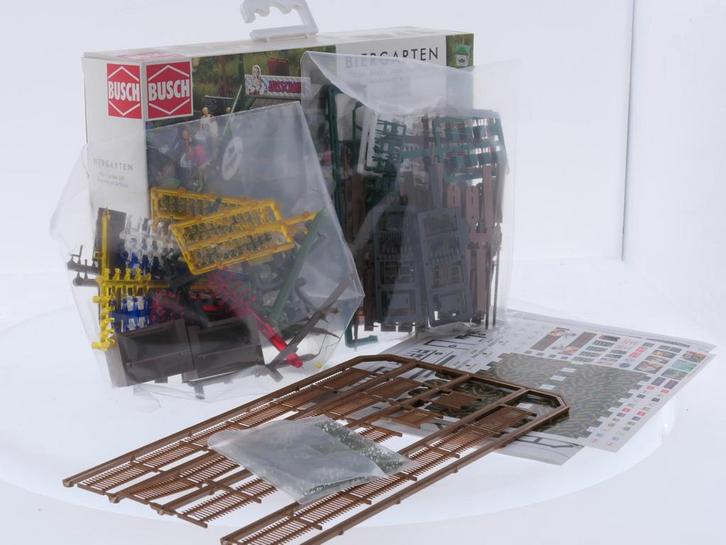 H0 Busch 1046 biergarten bouwset #9506, Hobby en Vrije tijd, Modeltreinen | H0, Brug, Tunnel of Gebouw, Gebruikt, Analoog, Ophalen of Verzenden