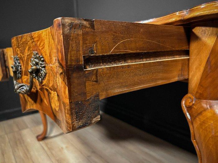 Bureau (2) - Hout - Nederlands bureau en Nederlandse stoel., Antiek en Kunst, Antiek | Overige Antiek