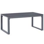 vidaXL Table basse 90x50x40 cm Aluminium, Neuf, Verzenden