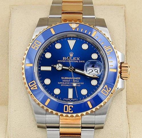 Rolex submariner outlet blauw goud