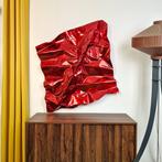 José Soler Art - Steel Silk. Red XXL (Wall Sculpture)