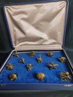 Rond de serviette (12) - Métal, Antiek en Kunst