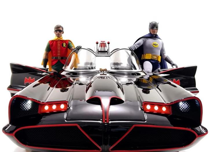 Jazzinc Dioramas Batman 1/6 1966 Batmobile Collectible DX, Verzamelen, Film en Tv, Film, Beeldje, Replica of Model, Nieuw, Ophalen