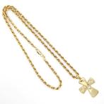 Ketting met hanger - 18 karaat Geel goud