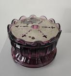 Val Saint Lambert - Réchaud - Amethist - Art déco - Verre -