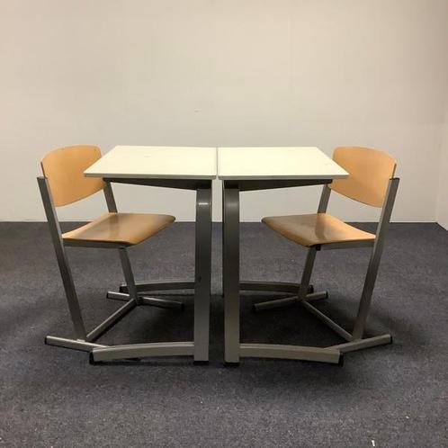Tweedehands complete school set Eromes van 9 stuks tafels +, Huis en Inrichting, Stoelen, Gebruikt, Vijf, Zes of meer stoelen