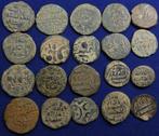 ISLAMIQUE – Période médiévale. Lot of 20 AE Coins Umayyad,
