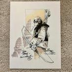 Mathieu Lauffray - 1 Originele gesigneerde tekening - Le