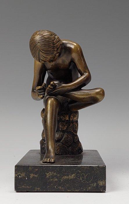 sculptuur, Spinarii - 16 cm - Brons, Marmer, Antiek en Kunst, Curiosa en Brocante