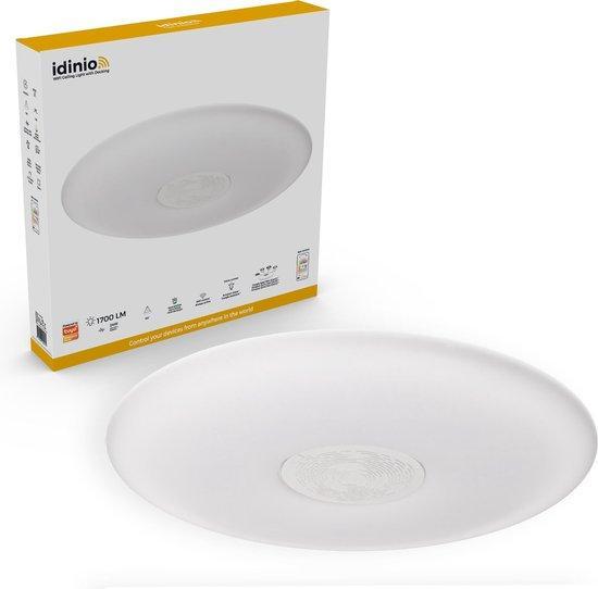 2dekans | IDINIO WiFi LED Plafondlamp 50 cm – Multicolor –, Huis en Inrichting, Woonaccessoires | Klokken, Ophalen of Verzenden