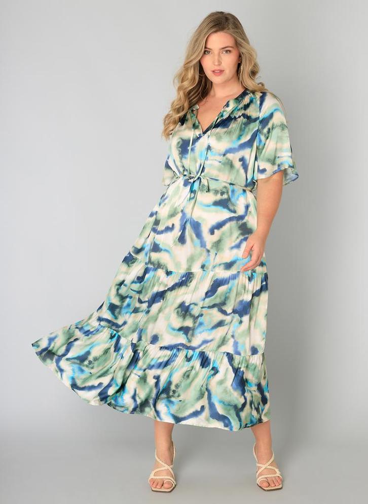 YESTA ECO jurk Wilicha2(50)Maat 46/48 (XL) of groter, Kleding | Dames, Jurken, Overige kleuren, Nieuw, Maat 46/48 (XL) of groter