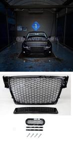 RS4 Look Front Grill Black Edition voor Audi A4 B8, Auto diversen, Tuning en Styling, Ophalen of Verzenden