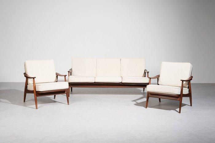 Fauteuil (3) - teck, Antiquités & Art, Art | Objets design