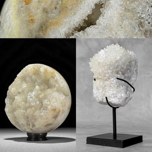 GEEN RESERVEBEDRAG - Geweldige paar Kristalkwarts & Kalkiet, Antiek en Kunst, Kunst | Designobjecten