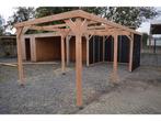 Veiling - Douglas carport frame met berging  720x410x235 cm