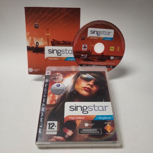 Singstar Pop Edition Playstation 3, Games en Spelcomputers, Games | Sony PlayStation 3, Zo goed als nieuw, Ophalen of Verzenden