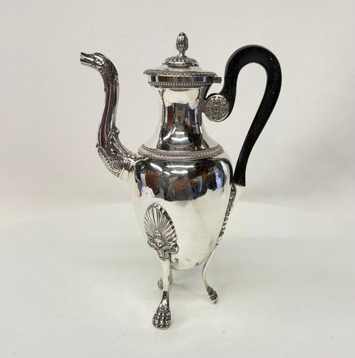 Antieke massief zilveren Empire koffiepot c1810/20 -, Antiek en Kunst, Antiek | Zilver en Goud