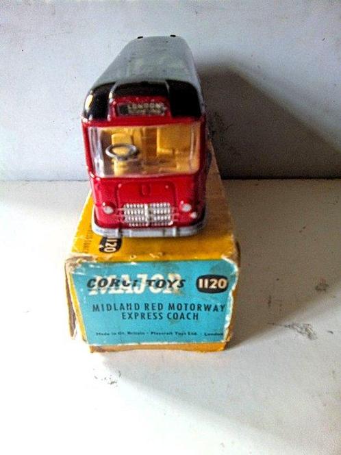 Corgi Toys - Speelgoed Midland Red Motorway Express Coach,, Hobby en Vrije tijd, Modelauto's | 1:5 tot 1:12