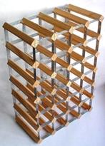 Wijnrek - hout en metaal - 24 vakken