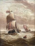 Henry Moore RA, ROI, RWS (1831-1895) - A sailing barge off
