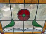 Art Deco Glas-in-loodraam - 1930-1940, Antiek en Kunst