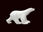 Beeldje - After Pompon white polar bear - Hars