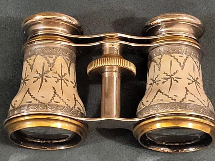 Zoom binoculars - Emaille-und Versilberung - 1850-1900 -, Verzamelen, Foto-apparatuur en Filmapparatuur