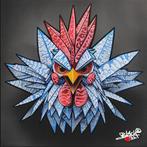Maxime Blachere - Coq Origami Graffiti French Star