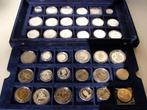 Europe. ECU Set - 36 Coins including 22 in Silver -, Postzegels en Munten