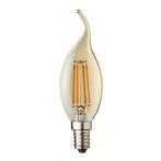 LED Kaars E14- Filament - Amber(goud) 2200k- 4W vervangt 30, Huis en Inrichting, Nieuw, Verzenden