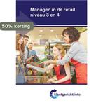 Managen in de retail / niveau 3 en 4 / Klantgericht, Boeken, Verzenden, Gelezen, F. de Esch