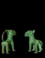 léopards - Hoofd van een figuur - koninklijke luipaarden -