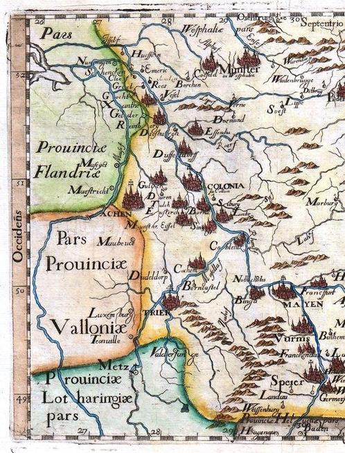 Duitsland - Noordrijn-Westfalen; J. Montecalerio - Provincia, Boeken, Atlassen en Landkaarten