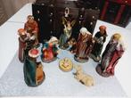 Kerststal (12) - Hars - Kerststal in een schatkist, Antiek en Kunst